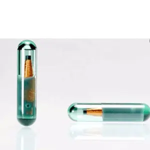 Haustier Mikrochip 12mm, 8mm, 7mm Nano-Chip Fisch rot Arowana Mini RFID Glas PIT-Tag ISO 11784/5 ICAR Standard