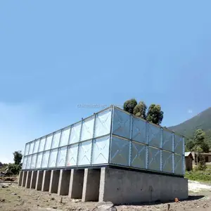 Hot dip galvanized pretreatment water tank for water storage supply