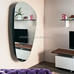 Espejo de pared ovalado OEM y ODM, para tocador decorativo, último diseño