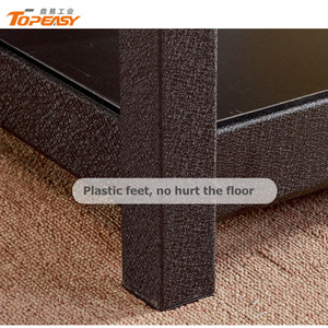 Negro 5 nivel ligeros <span class=keywords><strong>sin</strong></span> <span class=keywords><strong>tornillos</strong></span> de metal estante con MDF - Product Image 6