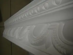 Padong "cor branca do ginásio cornice" para decorar os edifícios