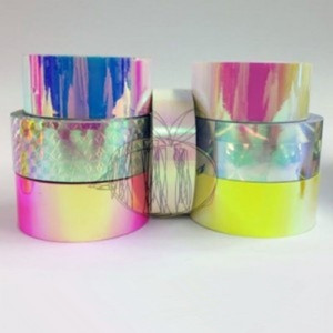 Red Pink Angelina Crystalina Fantasy fusibile PET iridescente Rainbow <span class=keywords><strong>Film</strong></span> - Product Image 6