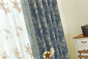 <span class=keywords><strong>Tende</strong></span> <span class=keywords><strong>Oscuranti</strong></span> Termiche con Motivo Blu Stampato - Product Image 4