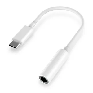 Wholesale usb 3.5 jack adapter-Type C to 3.5 mm Jack Earphones Adapter cable DAC USB C headphone Jack audio cable for Google