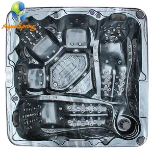 <span class=keywords><strong>Spa</strong></span> Balnéo de Luxe pour 5 Personnes, <span class=keywords><strong>Jacuzzi</strong></span> Extérieur avec Baignoire <span class=keywords><strong>Spa</strong></span> en Acrylique Noir et 2 Places Allongées - Product Image 1