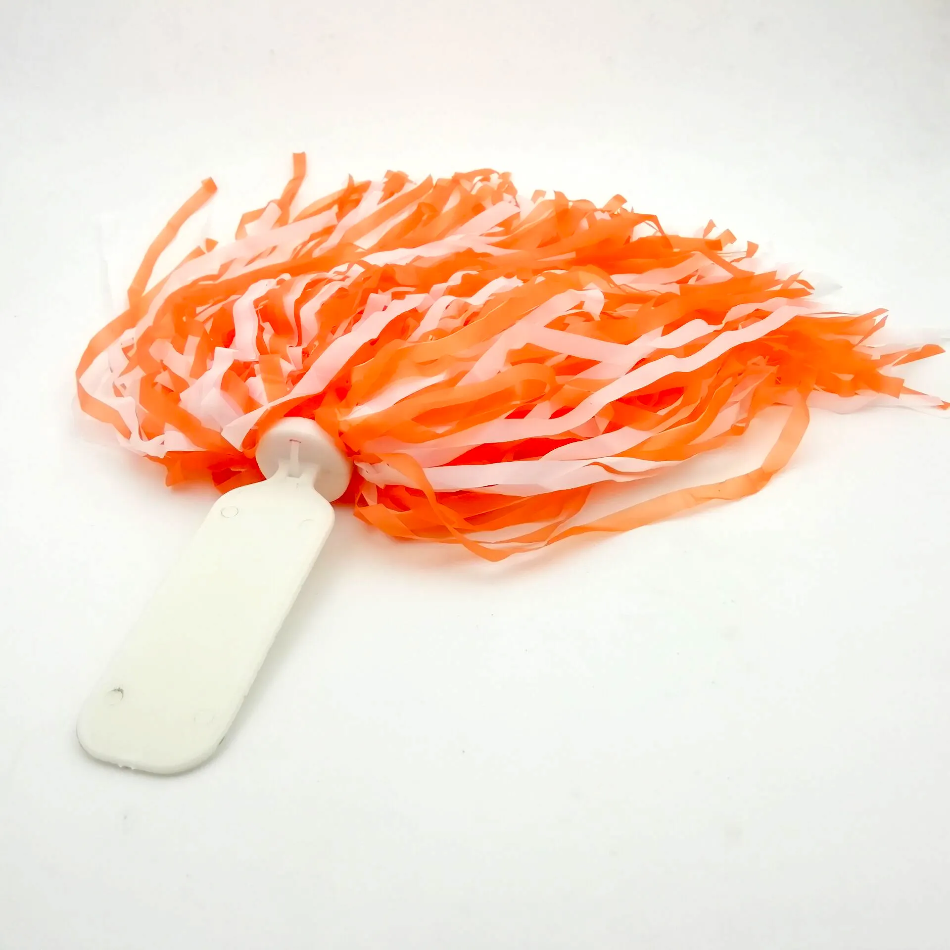 Couleur Orange De Sport Cheerleading En Plastique Pompon Acclamations Pom Poms