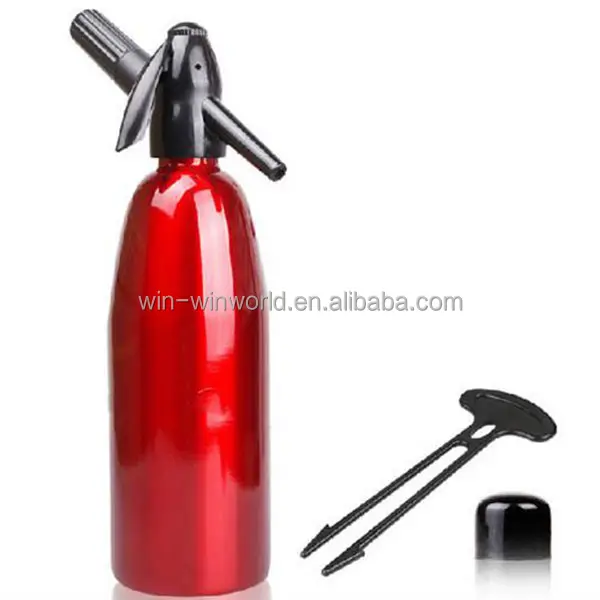 Sobremesa de alumínio, utensílio de cozinha de alumínio, 1l/1000ml, portátil, para casa, garrafa de sifão