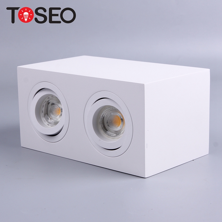 HOTEL SURFACE MOUNTED DOWNLIGHT SQUARE PURE ALUMINIUM CEILING LIGHTS