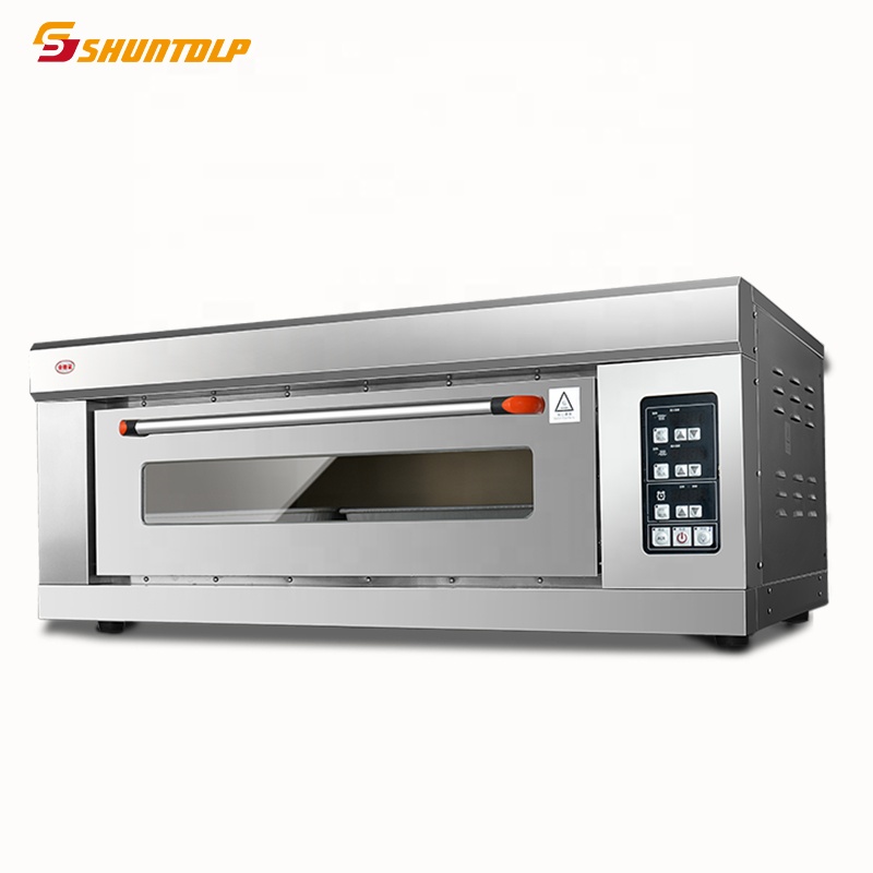 1 колода, 2 лотка, настольная духовка, коммерческая электрическая духовка для тортов, хлебобулочный магазин, ресторанное оборудование, газовая духовка для хлеба, пиццы, одна колода