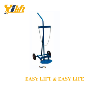 China Professionele Stabiele Carry Zuurstof Gas Cilinder Staal Hand <span class=keywords><strong>Trolley</strong></span> Tool Met Ketting - Product Image 3