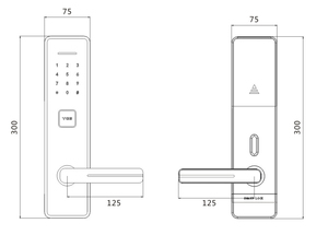 YGS cerradura kỹ thuật số para puerta de casa - Product Image 4