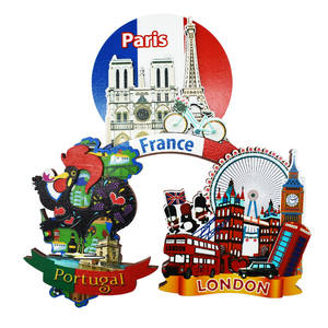 Chất Lượng Cao Tùy Chỉnh Quà Tặng Lưu Niệm Bằng Gỗ Tủ Lạnh Nam Châm Tùy Chỉnh MDF Tủ Lạnh Nam Châm Thế Giới - Product Image 2