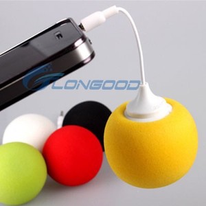 Bola <span class=keywords><strong>de</strong></span> esponja Mini Altavoz portátil con audio <span class=keywords><strong>jack</strong></span> <span class=keywords><strong>de</strong></span> 3.5mm para Móvil - Product Image 3