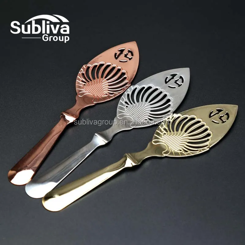 Home Stainless Steel Absinthe Spoons Cocktail Bar Spoon