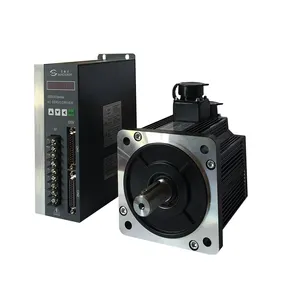 SDD 40/60 mm flange China ac servo spindle motor 220V servo motor drive 1.8kw + servo system 2500 rpm 7.7 Nm torque