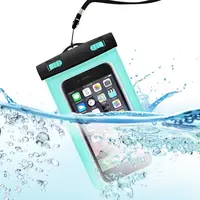 Iphone7 plus/6s plus/Samsung galaxys6用ダイビングスポーツグリーン防水電話ケース