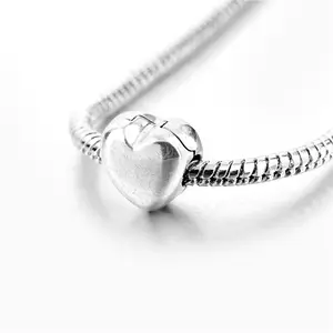 Best Selling Cheap Silver Wedding Open The Heart Charm