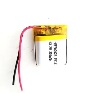 高速率 5C 10C 小锂离子聚合物锂电池 3.7 v 200 mah 0.74wh 扬声器