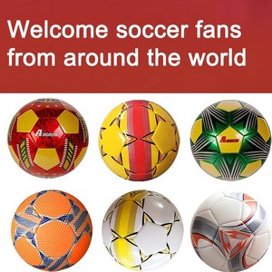 Pelotas <span class=keywords><strong>de</strong></span> fútbol <span class=keywords><strong>de</strong></span> pvc, baratas, logotipo personalizado con impresión <span class=keywords><strong>de</strong></span> cosido a máquina, a granel - Product Image 5