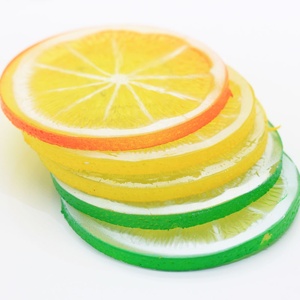 Fette <span class=keywords><strong>di</strong></span> <span class=keywords><strong>Limone</strong></span> in PVC Simulato, Decorazioni per Giardino e Asilo, Giocattoli Educativi per Bambini - Product Image 1