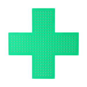 Cruz de Farmacia LED Verde Súper Brillante, Letrero LED Verde de Cruz al por Mayor - Product Image 2