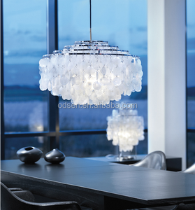 Lampadario a Sospensione LED Postmoderno Nordico in Conchiglie Artificiali per Soggiorno e Camera da Letto - Product Image 4