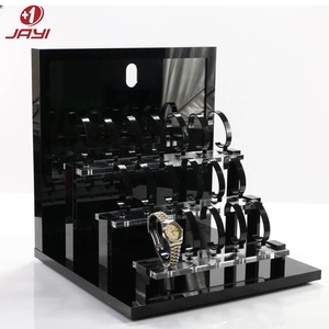 Sedex Factory Custom <span class=keywords><strong>Made</strong></span> Retail Nieuwe Acryl Horloge Display Stand Set - Product Image 1