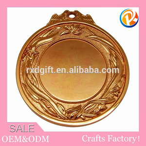 Специальная металлическая промо-круглая форма бронза старый медаль - Product Image 3
