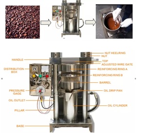 Grande eléctrico automático prensa fría manteca <span class=keywords><strong>de</strong></span> cacao hidráulica prensa <span class=keywords><strong>de</strong></span> aceite <span class=keywords><strong>de</strong></span> <span class=keywords><strong>coco</strong></span> máquina <span class=keywords><strong>de</strong></span> extracto <span class=keywords><strong>de</strong></span> aceite - Product Image 6