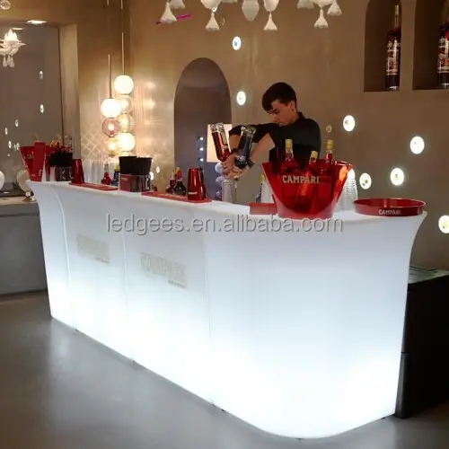 2022 günstigen Preis Coolqing Luminous Led Möbel Nachtclub Moderne LED Bar Counter