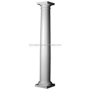Colonnes et piliers en marbre <span class=keywords><strong>rouge</strong></span> poli de style romain européen pour la décoration extérieure des bâtiments - Product Image 2