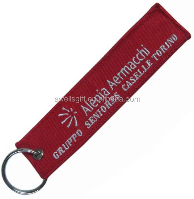 Red bull thêu key chain/keychain/vòng chìa khóa/keyring