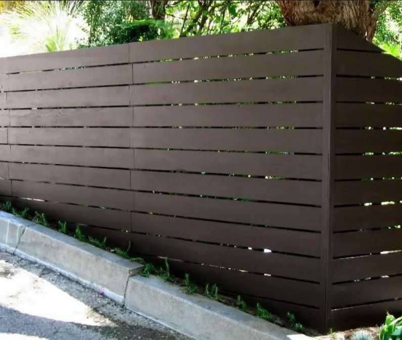 Wpc decking tavola di legno di legno composito di plastica della parete pannello di recinzione
