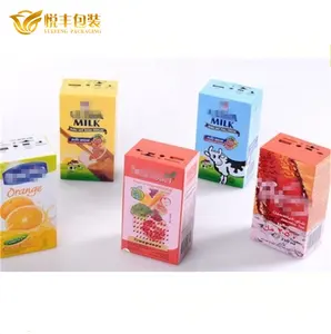 Emballage en carton à fond plat aseptique pour jus, boîtes de lait - Product Image 1