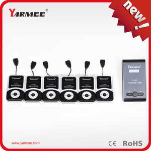 Portable de YT100 sans fil audio tour guide systèmes avec 99 canaux - Product Image 2