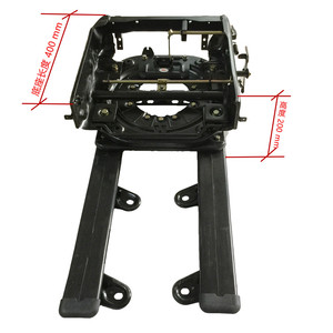 Plataforma Giratoria HWHongRV para Asiento de Caravana con Rieles de Doble Cierre, Placa Base para Asientos de Autocaravana con Deslizador y Rieles de Suelo - Product Image 4