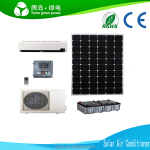 中国制造商12000 BTU 100% 太阳能空调太阳能分体式空调24小时/天 - Product Image 5