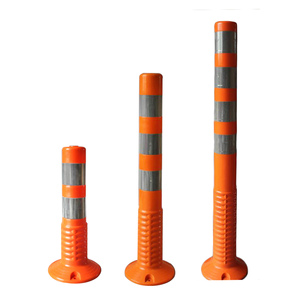 PVC/PP/PE/TPU carretera de estacionamiento señal de advertencia de seguridad de alerta en carretera Flexible tráfico delineador <span class=keywords><strong>Post</strong></span> - Product Image 4