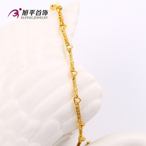 Xuuping Gold Plated <strong>Bracelet</strong>, 24k Gold <strong>Colour</strong> Heart Shape <strong>Bracelet</strong> Inlayed Zircon