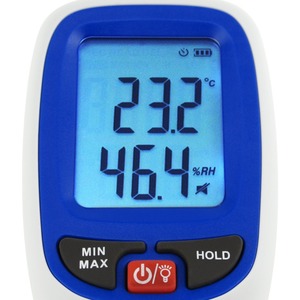 HTM-49 Hygromètre Numérique Psychromètre Humidité & Indicateur de Température 0-100% RH LCD Rétro-Éclairage Gamme d'Humidité - Product Image 6