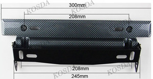 Pièces accessoires de voiture plaque d'immatriculation cadre machine - Product Image 2