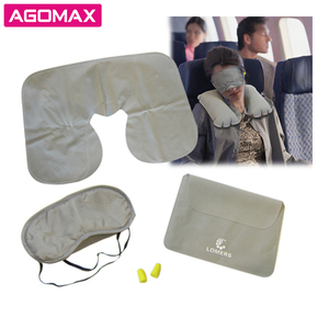 Custom Made Classic Gift Colorful Airline Eyemask <b>Pillow</b> Travel Kit - Product Image 2
