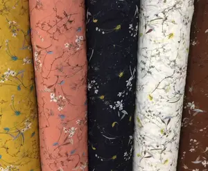 Rouleaux de tissu en mousseline de soie en polyester à impression numérique Offre Spéciale