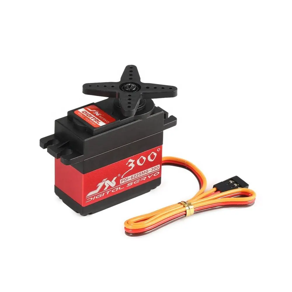 JX servo PDI-6225MG-300 300 gradi 25KG Metal Gear Digital Standard RC Servo robot servomotore