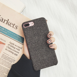 Invierno cálido estilo pareja caliente tela enrejado caja del <span class=keywords><strong>tel</strong></span>éfono móvil para el iPhone x 8 8 más 7 7 más 6 6 Más - Product Image 3