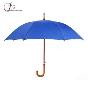 저렴한 가격 나무-프로모션 로고 인쇄 스트레이트 우산