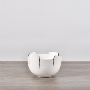 Multipla usato regalo di promozione articolo argento cerchio di frutta moderna ciotole/decorazione di cerimonia nuziale ciotola di ceramica per la decorazione domestica - Product Image 4