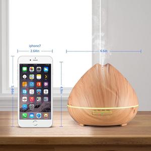 <span class=keywords><strong>Amazon</strong></span> Máy <span class=keywords><strong>Nebulizer</strong></span> Air Humidifier 400 ml Siêu Âm Diffuser LED Hạt Gỗ Hương Liệu Bán Buôn - Product Image 3