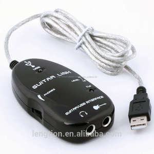 Chine fournisseur USB Guitar Link Cable guitare à l'interface USB enregistreur Link Cable pour PC Mac - Product Image 1