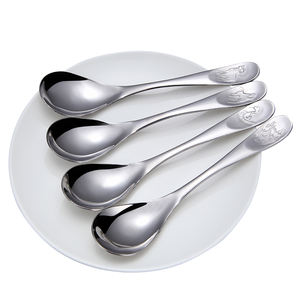 Cuchara china del zodiaco de acero inoxidable, degustación de cena gruesa, regalo de recuerdo - Product Image 6